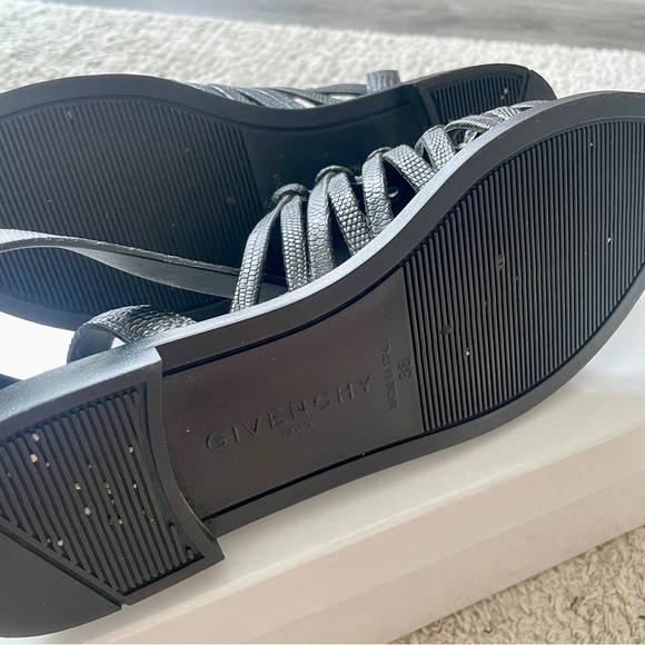 Givenchy Rubber Gladiator Cage Sandal - Picture 3 of 4